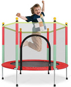 SEDOL 4.6FT Toddler Trampoline with 360° Safety Enclosure Net | 140cm Indoor & Outdoor Kids First Trampoline | Heavy-Duty 200kg Capacity Mini Jumper for Boys & Girls Aged 1-8