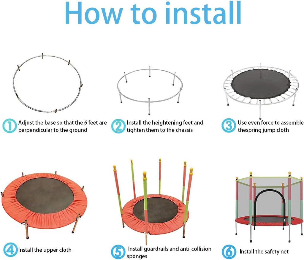 SEDOL 4.6FT Toddler Trampoline with 360° Safety Enclosure Net | 140cm Indoor & Outdoor Kids First Trampoline | Heavy-Duty 200kg Capacity Mini Jumper for Boys & Girls Aged 1-8