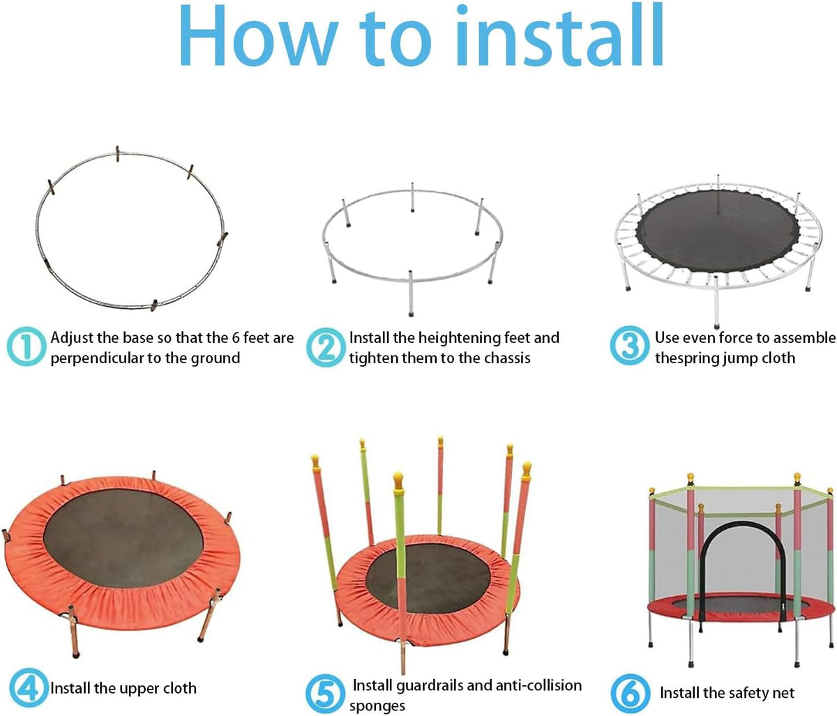 SEDOL 4.6FT Toddler Trampoline with 360° Safety Enclosure Net | 140cm Indoor & Outdoor Kids First Trampoline | Heavy-Duty 200kg Capacity Mini Jumper for Boys & Girls Aged 1-8