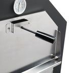 Outdoor Wood-Fired Pizza Oven – Portable Garden Pizza Maker with Stone, Peel & Grill Rack