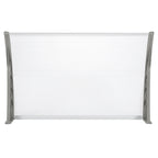 120x80cm Door Canopy – Outdoor Rain Cover Awning for Front Door, Window or Patio (White/Grey)