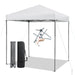 2x2m Pop-Up Canopy Tent with Adjustable Height
