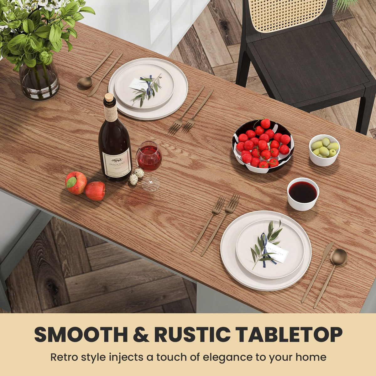 Counter Height Table with Storage Rectangular Pub Dining Table