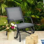 Glider Rocking Chair – Outdoor Swing Seat with Steel Frame & Breathable Fabric