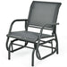 Glider Rocking Chair – Outdoor Swing Seat with Steel Frame & Breathable Fabric