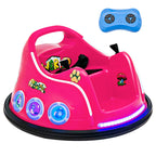 SEDOL 12V High-Performance Kids Bumper Car with 360° Rotation Parental Remote Control Wireless Bluetooth Audio and LED Light Show – 30kg Capacity