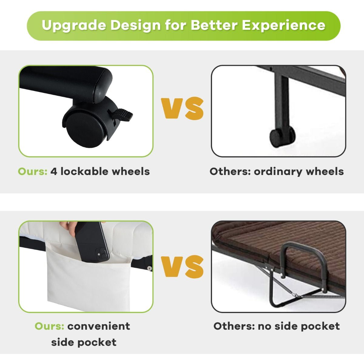Folding Sofa Bed with Mattress