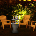 30L Patio Ice Cooler Table – Outdoor Drinks Storage