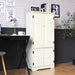Antique Wooden Storage Cabinet Cupboard Shelf
