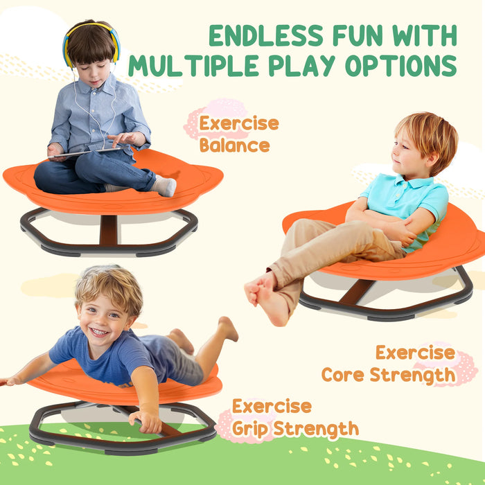 SEDOL Planet-Shaped Kids Swivel Chair – 360° Sensory Spinning Seat with Non-Slip Base, Steel Frame & Fun Design for Ages 3-6