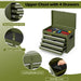 High-Capacity Rolling Tool Cabinet – Lockable Wheels, Metal 2‑in‑1 Chest & Base