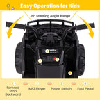 6V Kids Quad Ride-On – One-Button Start ATV with Tread Tires & MP3 Player