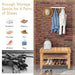 3-Tier Bamboo Shoe Bench for Entryway