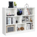 3-Tier Wooden Cube Bookcase with 8 Compartments