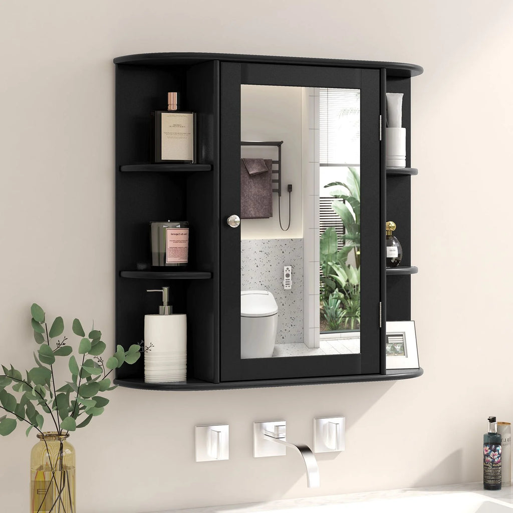 3-Tier Mirrored Wall Mounted Bathroom Cabinet