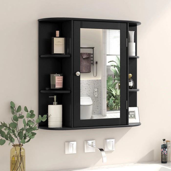 3-Tier Mirrored Wall Mounted Bathroom Cabinet