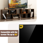 3 Pieces Convertible TV Stand for Tvs up to 65 Inches