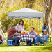 2x2m Pop-Up Canopy Tent with Adjustable Height