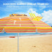 2m Patio Tilting Parasol with UPF 50+ UV Protection