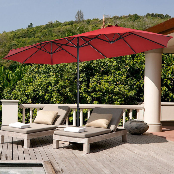 4.5m Double-Sided Outdoor Garden Parasol