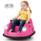 SEDOL 12V High-Torque Kids Bumper Car with Dual 10,000 RPM Motors 360° Zero-Turn Dual Levers Parental Remote Control and Wall-Safe Reinforced Bumper