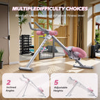 Ab Machine – Adjustable Ab Trainer, Foldable Abdominal Exercise Equipment