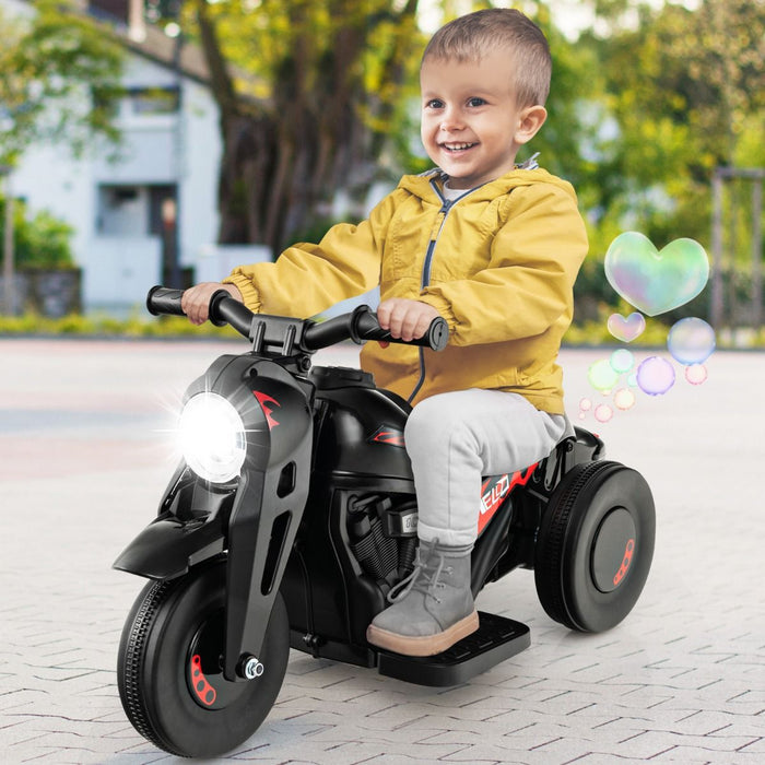 6V Kids Electric Motorcycle – Bubble Maker, Music & LED Headlights