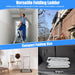 7-In-1 Folding Multi-Purpose Extension Aluminum Ladder