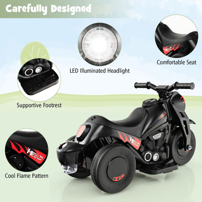 6V Kids Electric Motorcycle – Bubble Maker, Music & LED Headlights