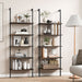 5-Tier Ladder Shelf with Steel Frame for Living Room Bedroom Office