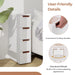 3/4/5-Drawer Narrow Storage Cabinet for Small Space