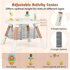 SEDOL 16-in-1 "Ultimate Explorer" High Chair & Activity Center — Convertible Sensory Station, Building Block Table, Booster Seat, and High Stool with 360° Rotating Seat – 6-36 Months