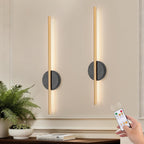 SEDOL 2-Pack Battery Operated Wall Lights Rechargeable Wireless Wall Sconce with Remote Dimmable LED Picture Light with Timer Magnetic Tool-Free Installation for Bedroom and Hallway