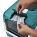 UV Sterilising Cat Litter Box – Fully Enclosed Large Capacity Litter Tray with Top Entry, Front Exit, Drawer Design & Scoop