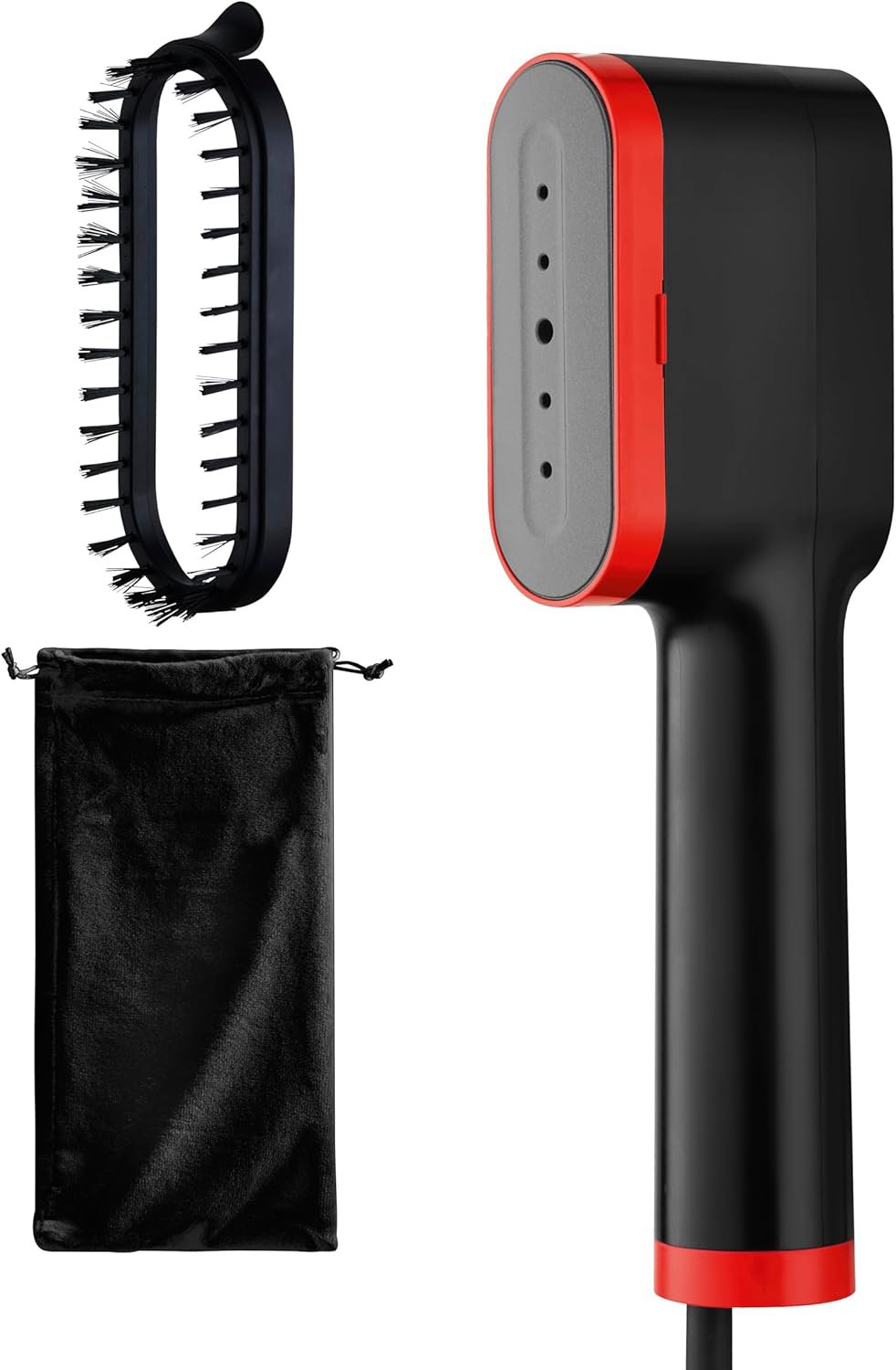 SEDOL Handheld Garment Steamer 1400W Portable Clothes Steamer with Ceraglide Ceramic Soleplate Vertical Steam Iron for Travel and Home LED Display and Brush Attachment