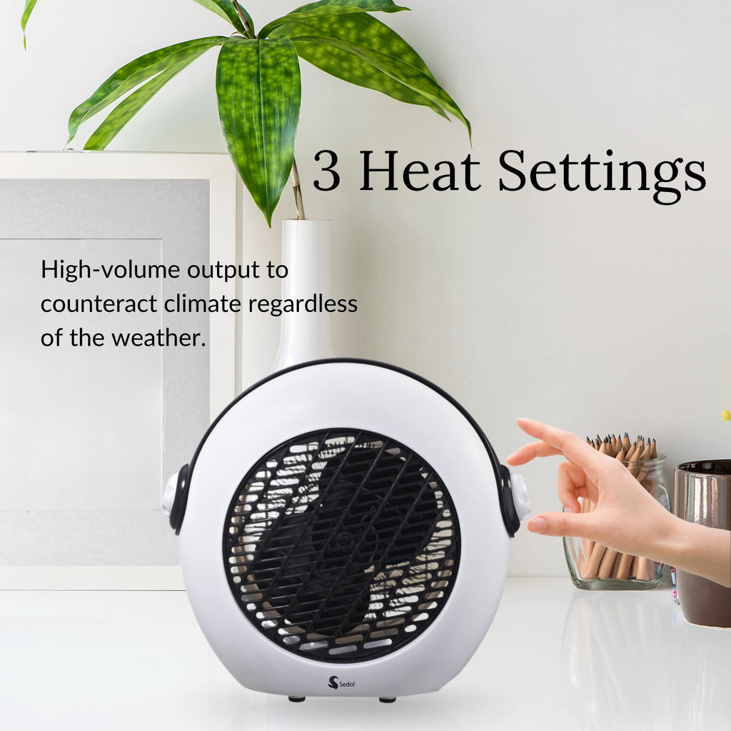 SEDOL 2KW Electric Fan Heater