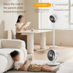 SEDOL 2-in-1 Quiet Pedestal Fan & Desk Fan Wireless 4000mAh Battery Operated Stand Fan 360° Oscillation 5 Speeds Adjustable Height 28-86cm Type-C Rechargeable Fan for Bedroom and Travel