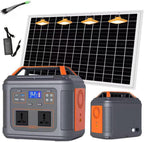 SEDOL 300W Portable Power Station with 50W Solar Panel LiFePO4 Battery Solar Generator 240V AC Outlet USB-C PD Fast Charging Emergency Backup Power for Camping RVs and Home Power Cuts