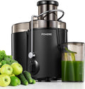 SEDOL Centrifugal Juicer Machine 900W Max Power Fruit and Vegetable Extractor with 3-Inch Large Feed Chute 3-Speed Control Stainless Steel Micro-Mesh Filter Includes Recipe Book and Cleaning Brush