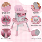 SEDOL 16-in-1 "Ultimate Explorer" High Chair & Activity Center — Convertible Sensory Station, Building Block Table, Booster Seat, and High Stool with 360° Rotating Seat – 6-36 Months