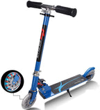 Aluminium Folding Stunt Scooter with LED Wheels – Kids T-Bar Kick Scooter