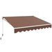 10x8ft Retractable Awning with Crank Handle