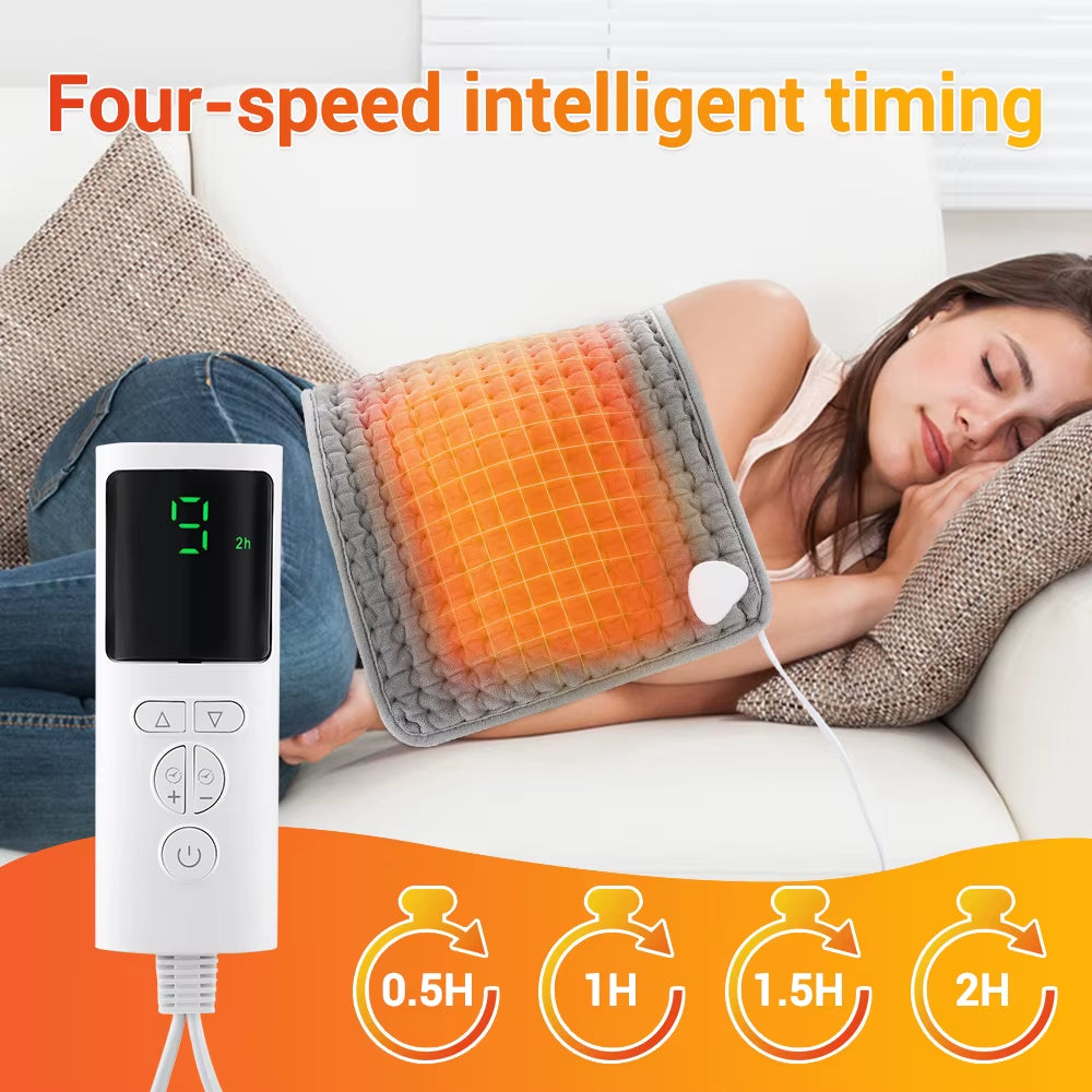SEDOL Electric Heated Waist Pad Massage Belt Adjustable Temperature Hot Compress for Abdomen Uterus Lumbar Pain Relief Thermal Support