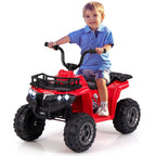 6V Kids Quad Ride-On – One-Button Start ATV with Tread Tires & MP3 Player