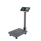 100kg Digital Platform Scale – LCD Floor & Postal Weighing Scale with 30×40cm Steel Plate, Precision Display & UK Plug