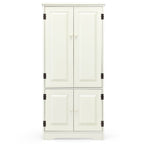 Antique Wooden Storage Cabinet Cupboard Shelf