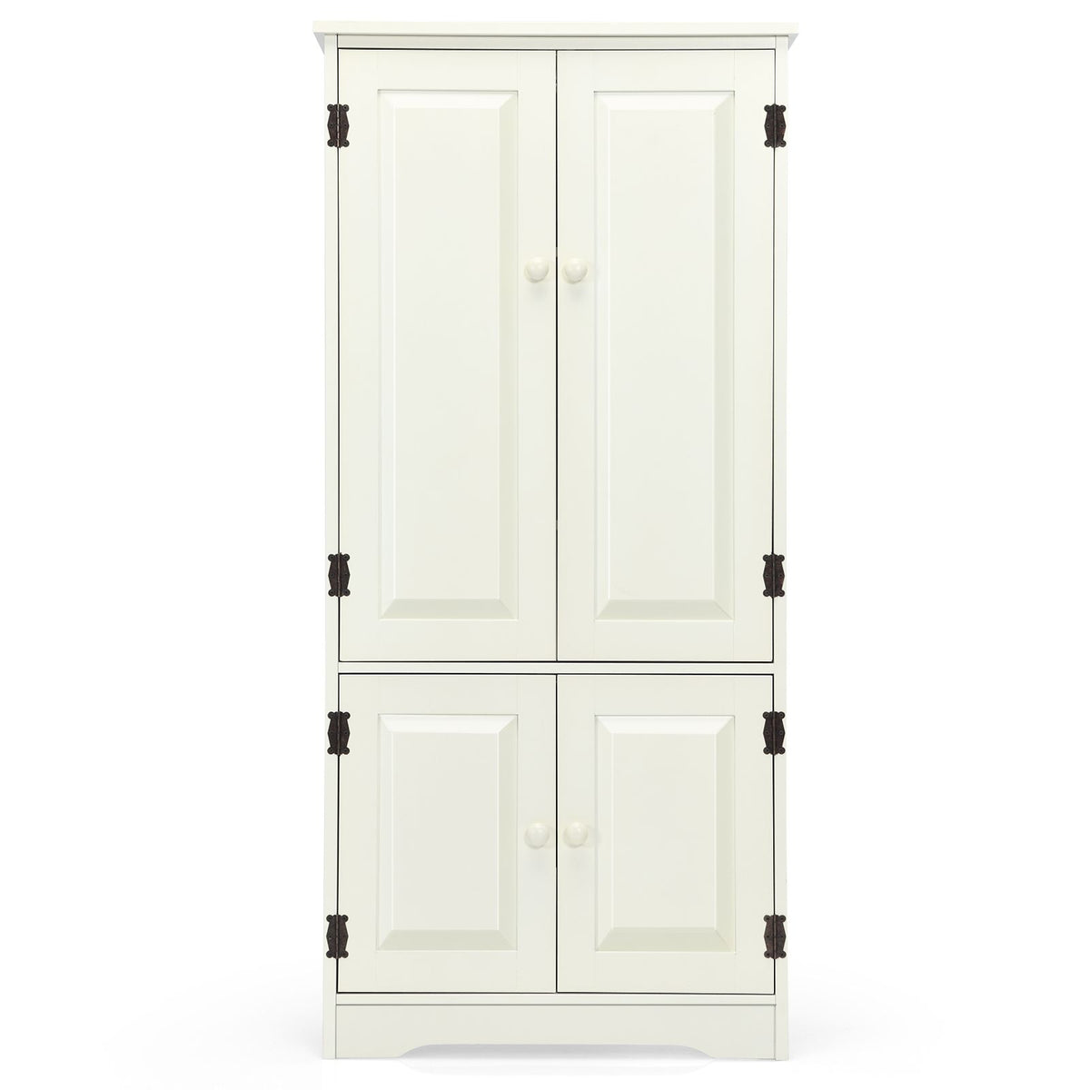 Antique Wooden Storage Cabinet Cupboard Shelf