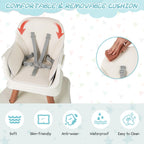 SEDOL 6-in-1 Ultimate Baby-to-Toddler High Chair & Activity Station with Building Block Tabletop Parental Booster Seat and Waterproof PU Leather Cushion – 25kg Capacity