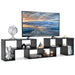 3 Pieces Convertible TV Stand for Tvs up to 65 Inches