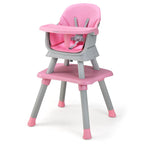 SEDOL 6-in-1 Ultimate Baby-to-Toddler High Chair & Activity Station with Building Block Tabletop Parental Booster Seat and Waterproof PU Leather Cushion – 25kg Capacity